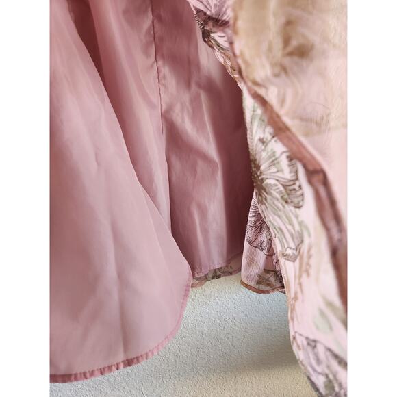 Y2k Hillard & Hanson Women's Plus Floral Skirt 14 - Picture 4 of 8